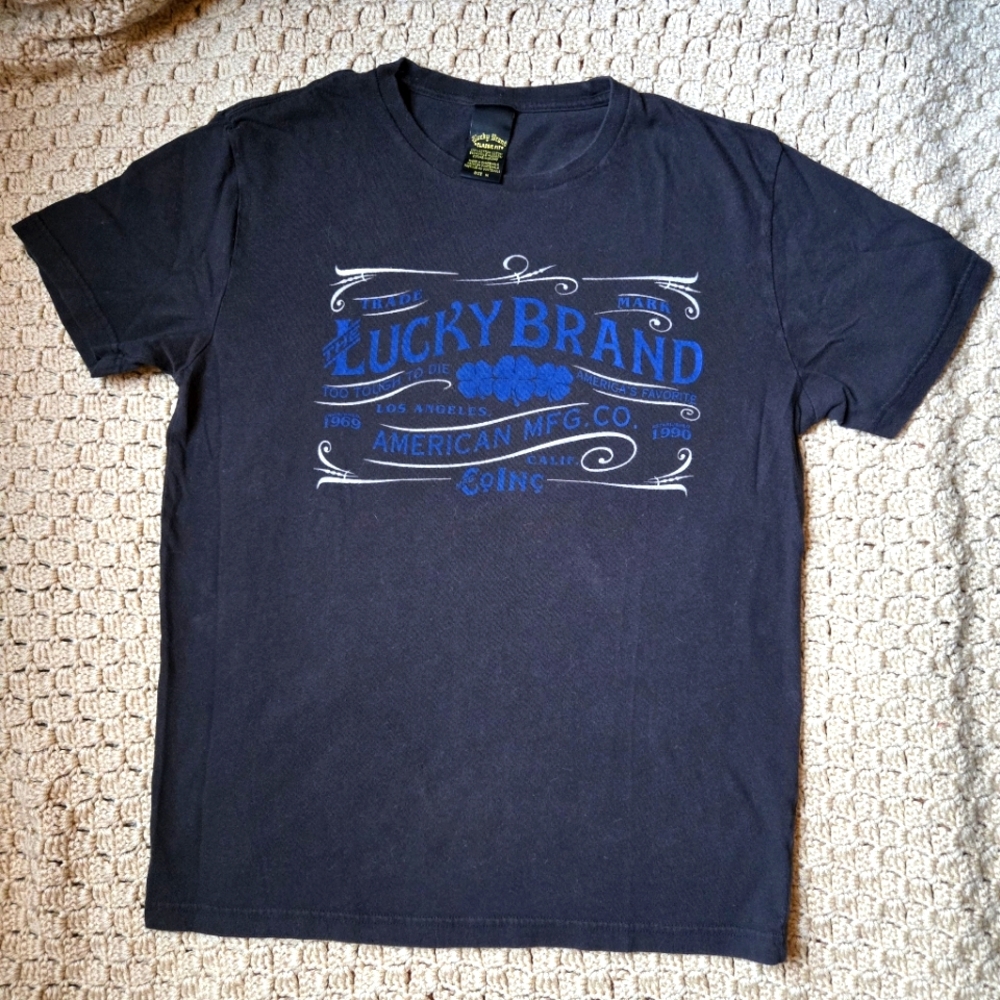 Lucky Brand Classic Fit Gray T-shirt M